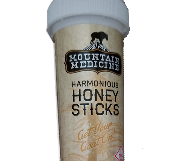Mountain Medicine Harmonious Honey Sticks review – 500mg THC / 35mg CBD