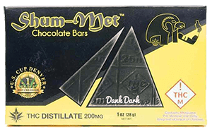 Shum-Met Chocholate Bar – 200mg – Dank Dark