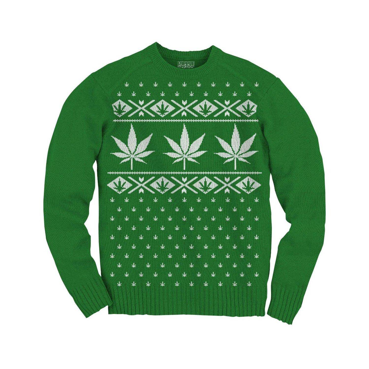 Weed Themed Ugly Sweaters for Every Holiday Pot Party