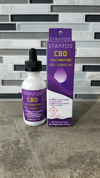 Stratos CBD Tincture – 15:1 CBD:THC tincture review