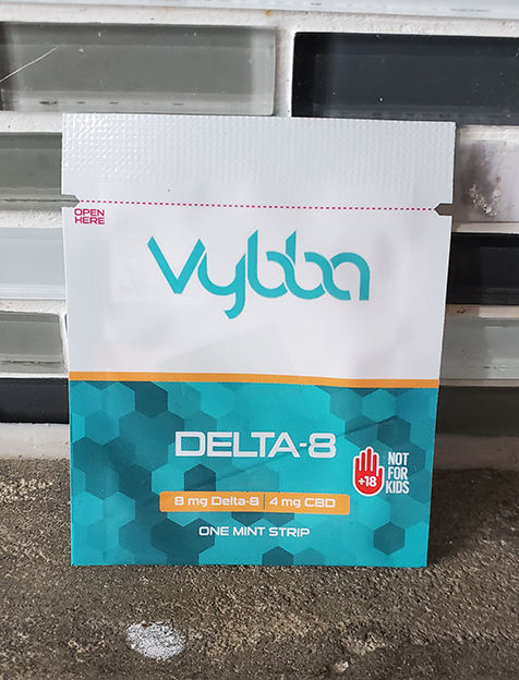 Medible review Vbyya Delta 8 strips individual front